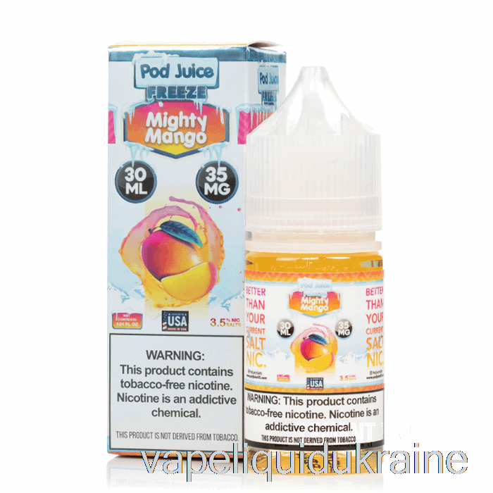 Vape Liquid Ukraine FREEZE Mighty Mango - Pod Juice - 30mL 35mg